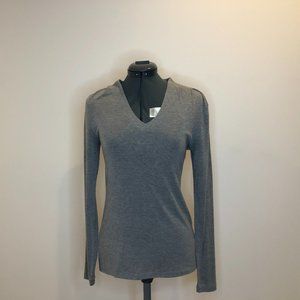 M Banana Republic Grey V-Neck Sweater